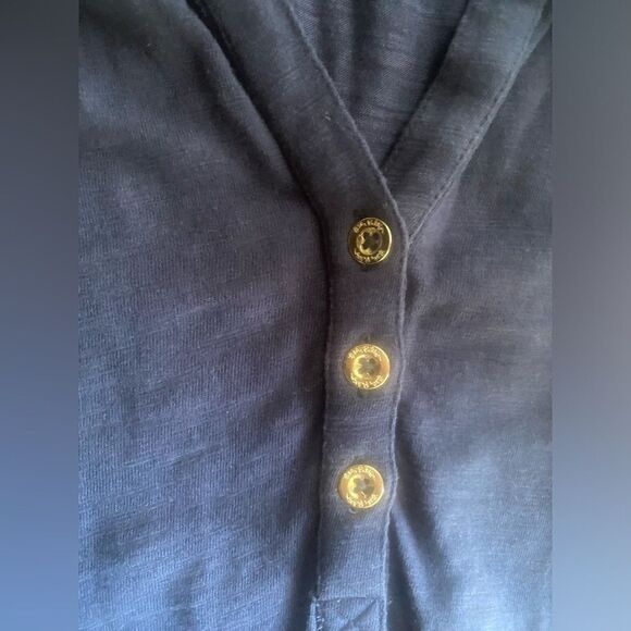 Lilly Pulitzer Mini Dress Size XS Navy Blue tank Sleeveless Buttons From - Picture 7 of 15